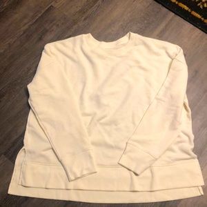 White time and tru sweater